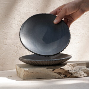 Desert ceramic designer plate